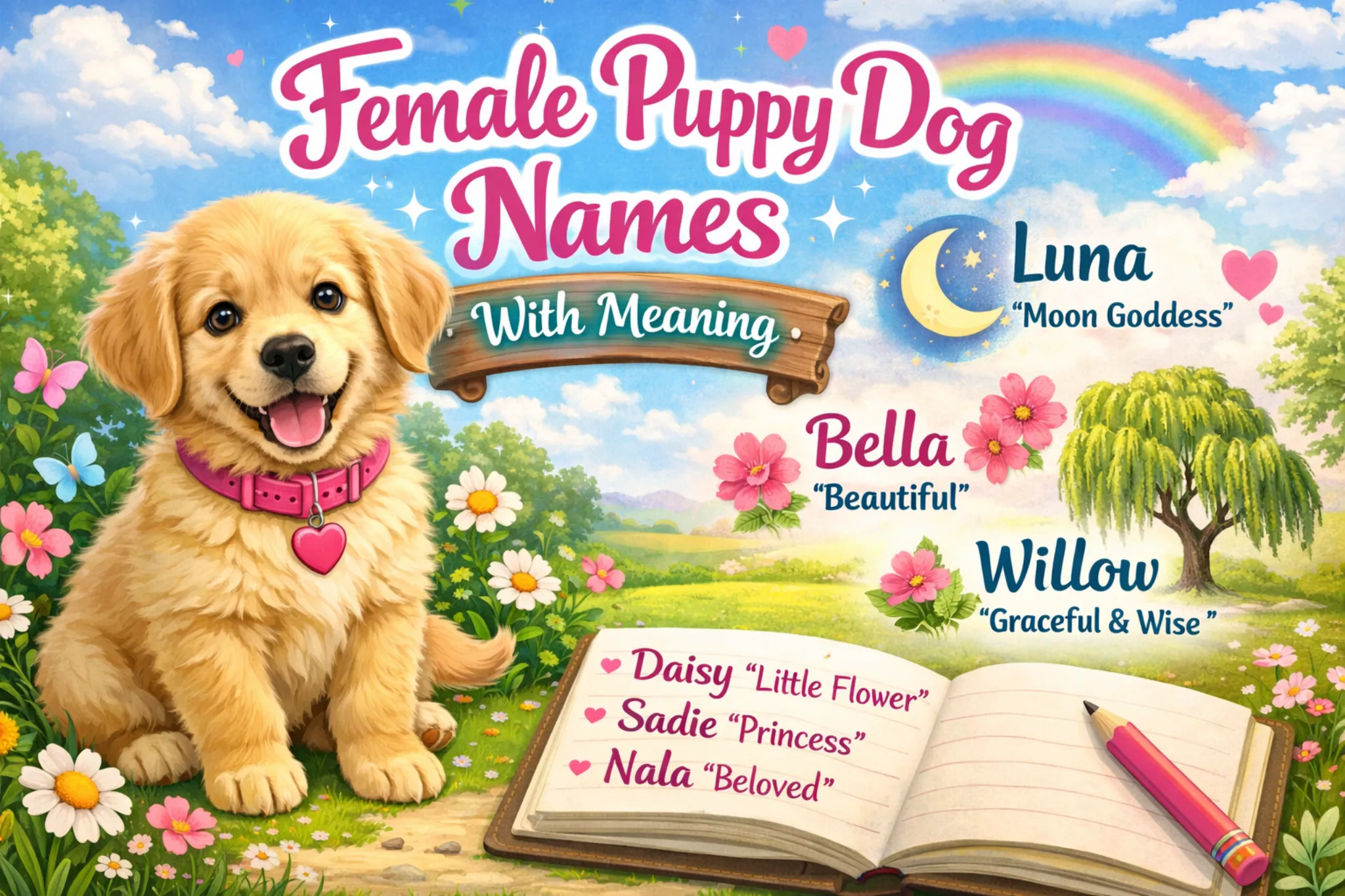 Female Puppy Dog Names With Meaning