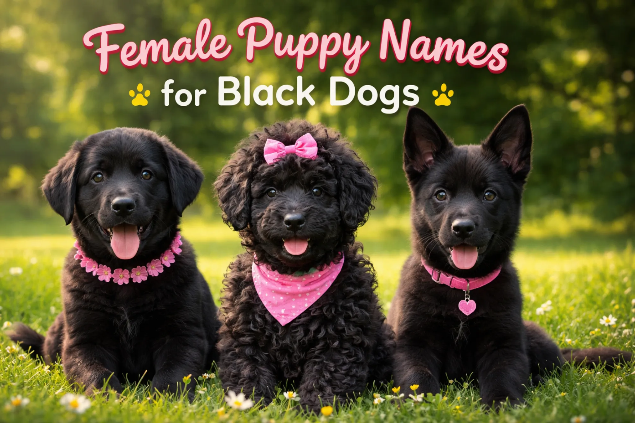 female puppy names for black dogs