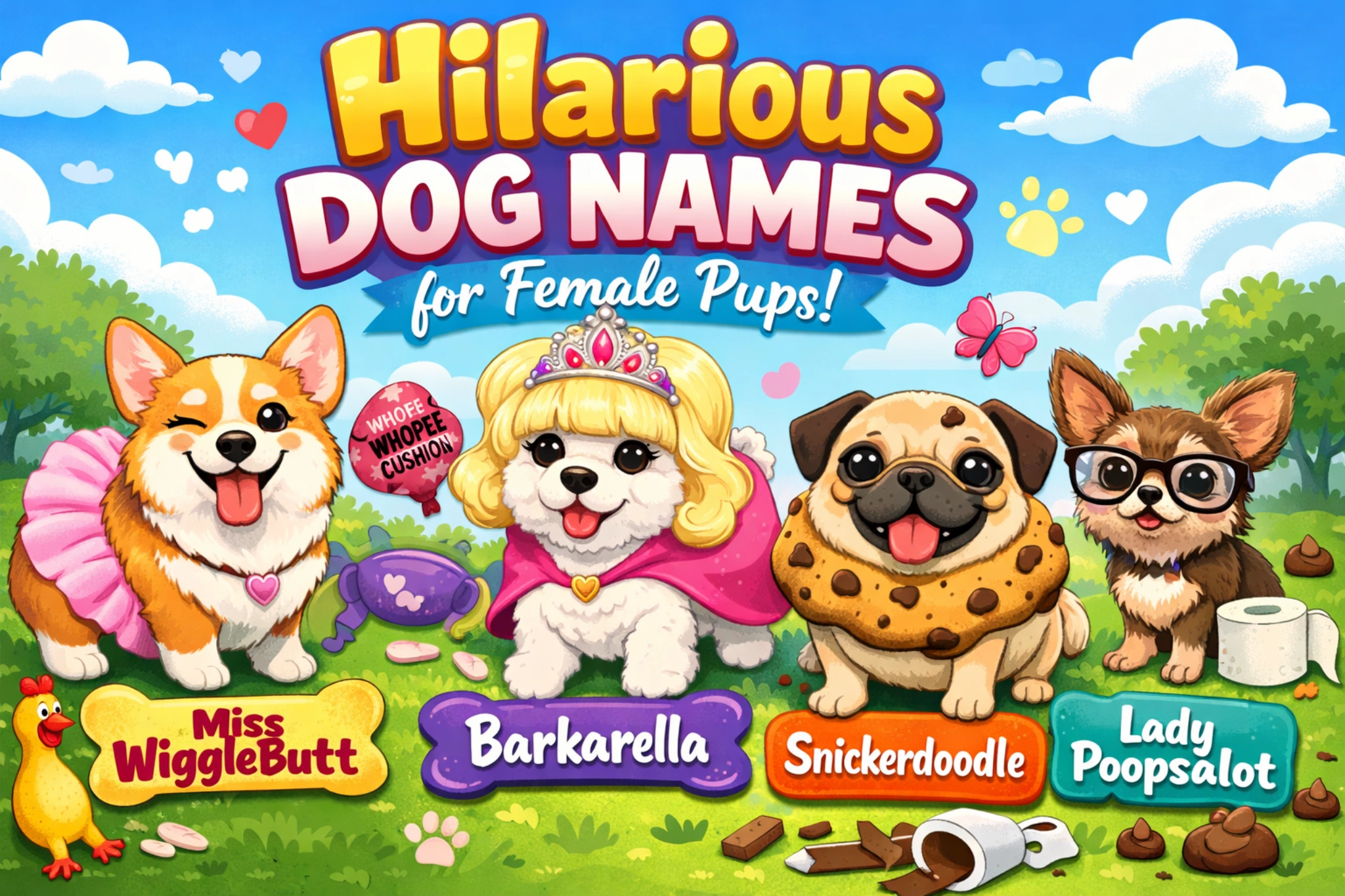 Hilarious Dog Names Female
