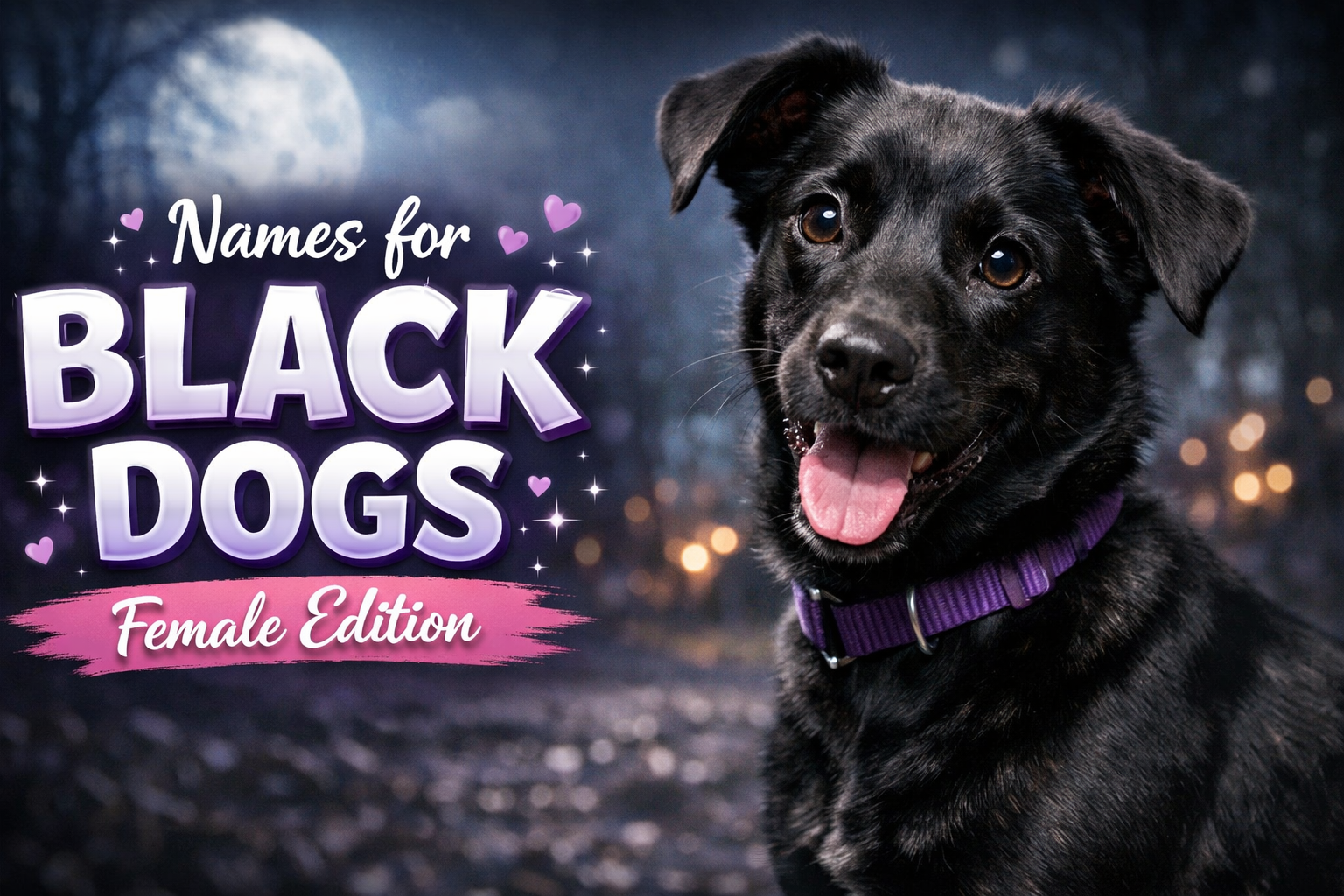 Names for Black Dogs Female