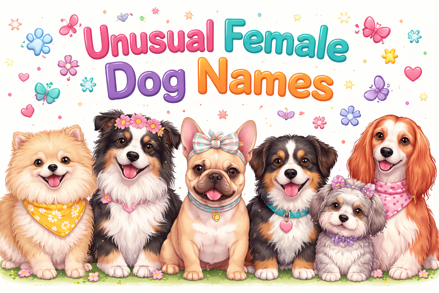unusual female dog names