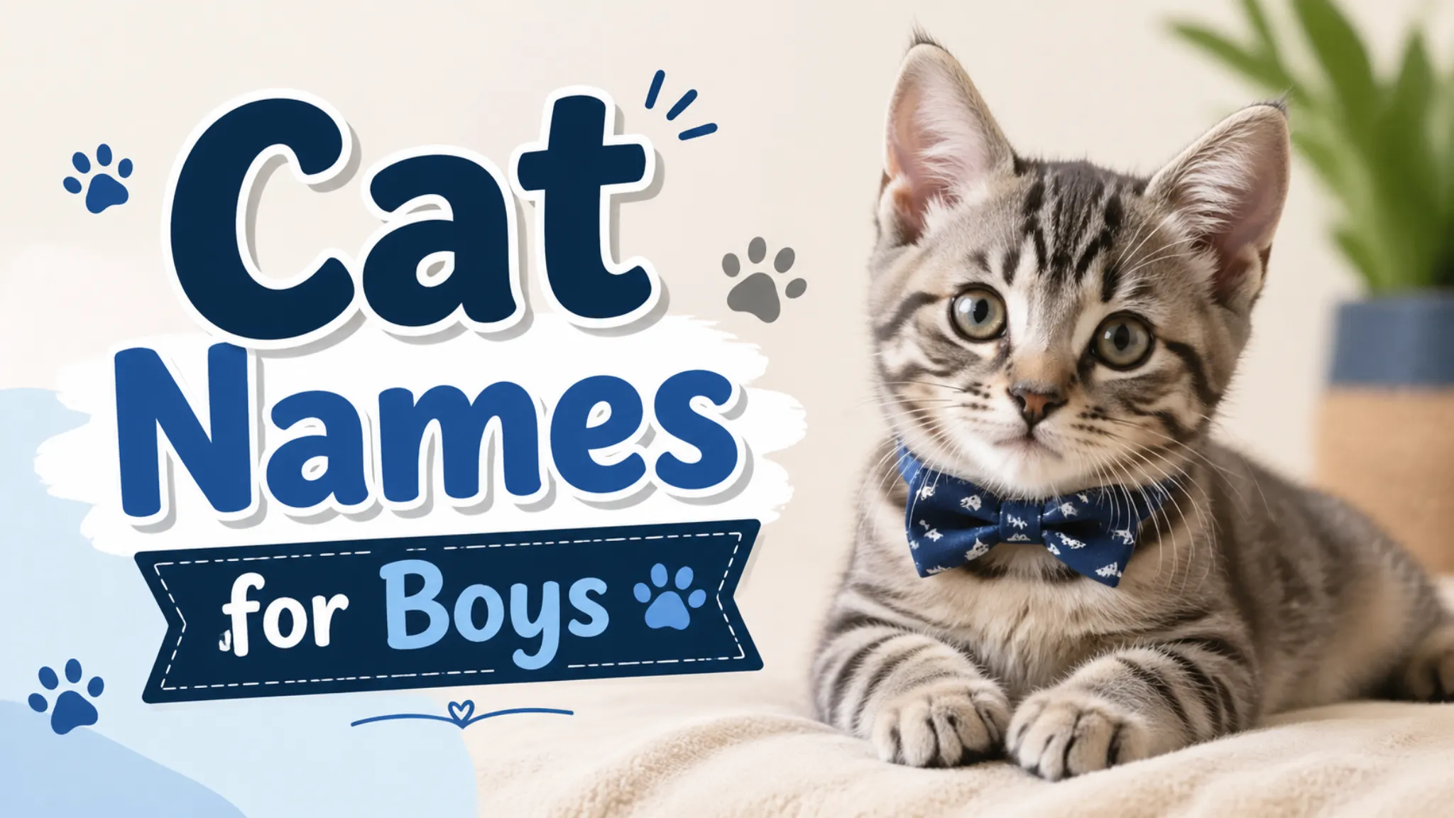 Cat Names for Boys – Meaning, Best Options & Tips for Your Male Cat (2026)