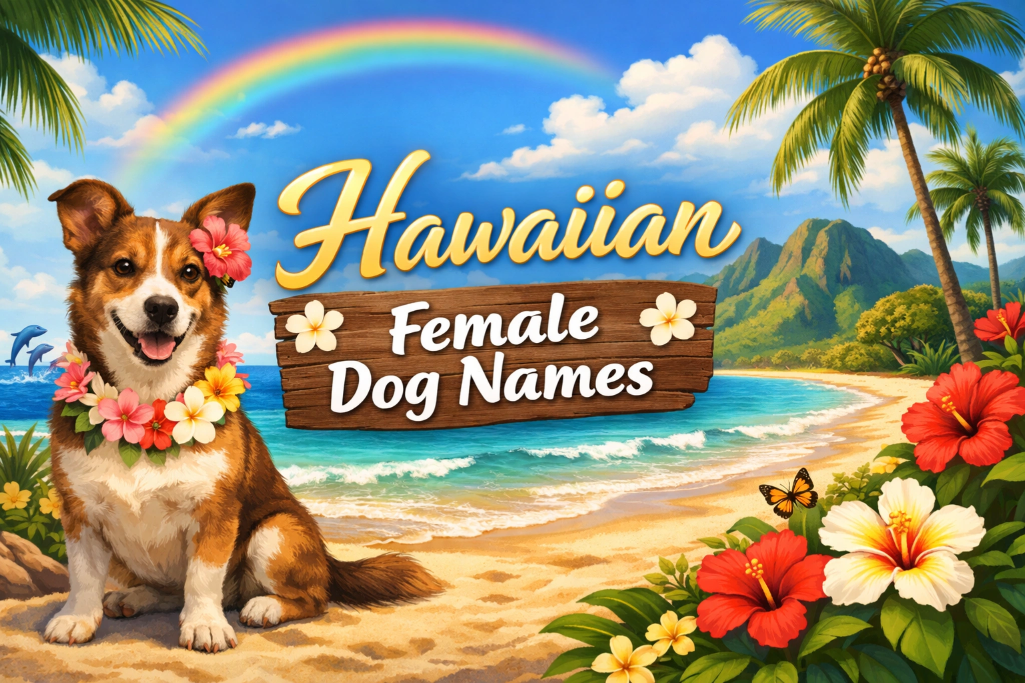 Hawaiian Female Dog Names – Meanings, Beautiful Ideas & Naming Tips 2026 