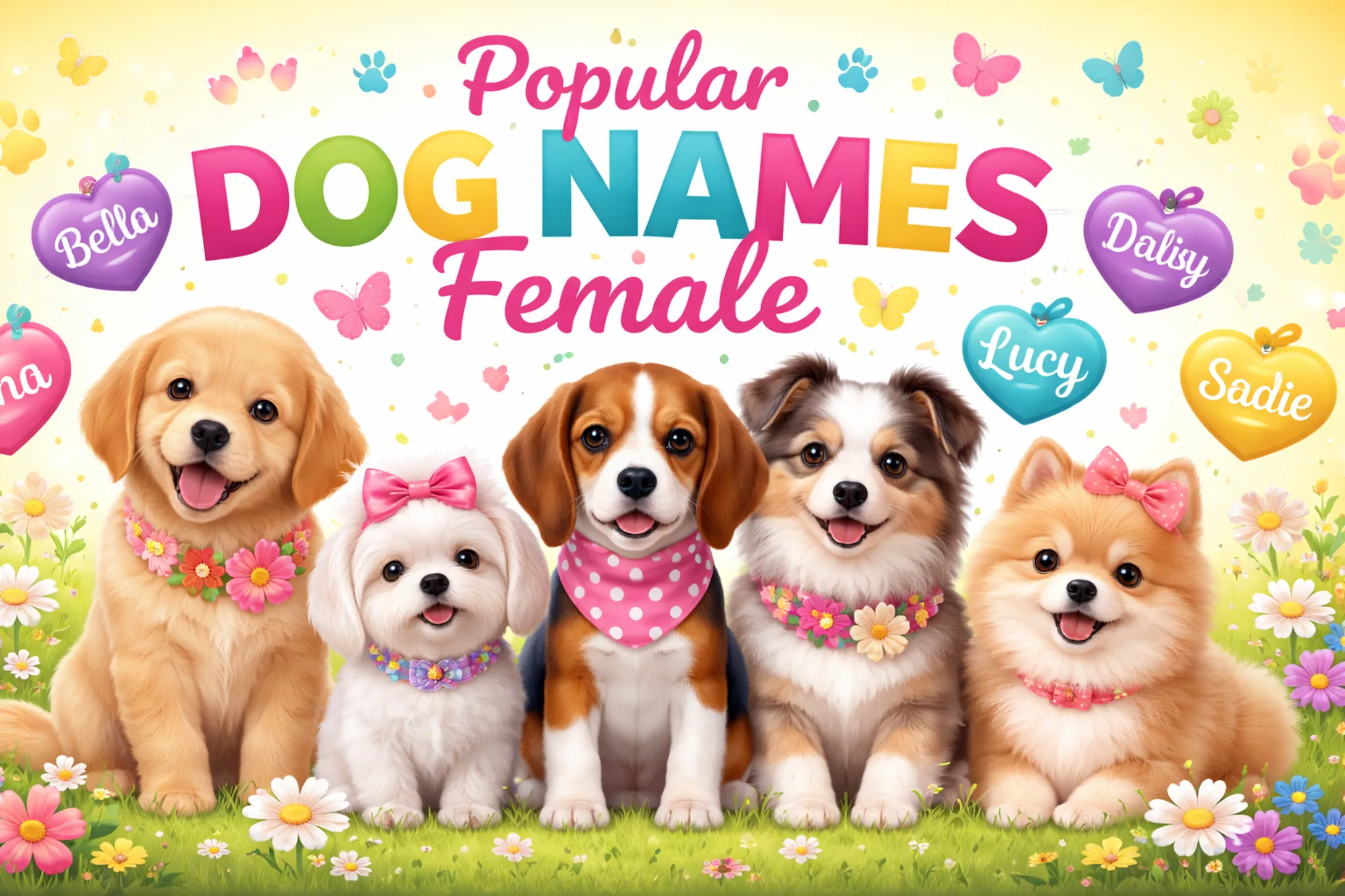Popular Dog Names Female – Top 100 Meaningful and Trendy Options 2026 