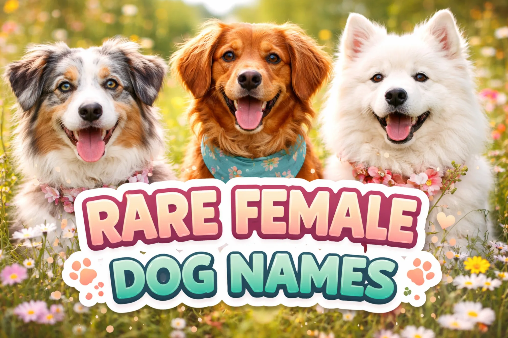 Rare Female Dog Names – Meaning, Best Options & Tips for Your Dog 2026 