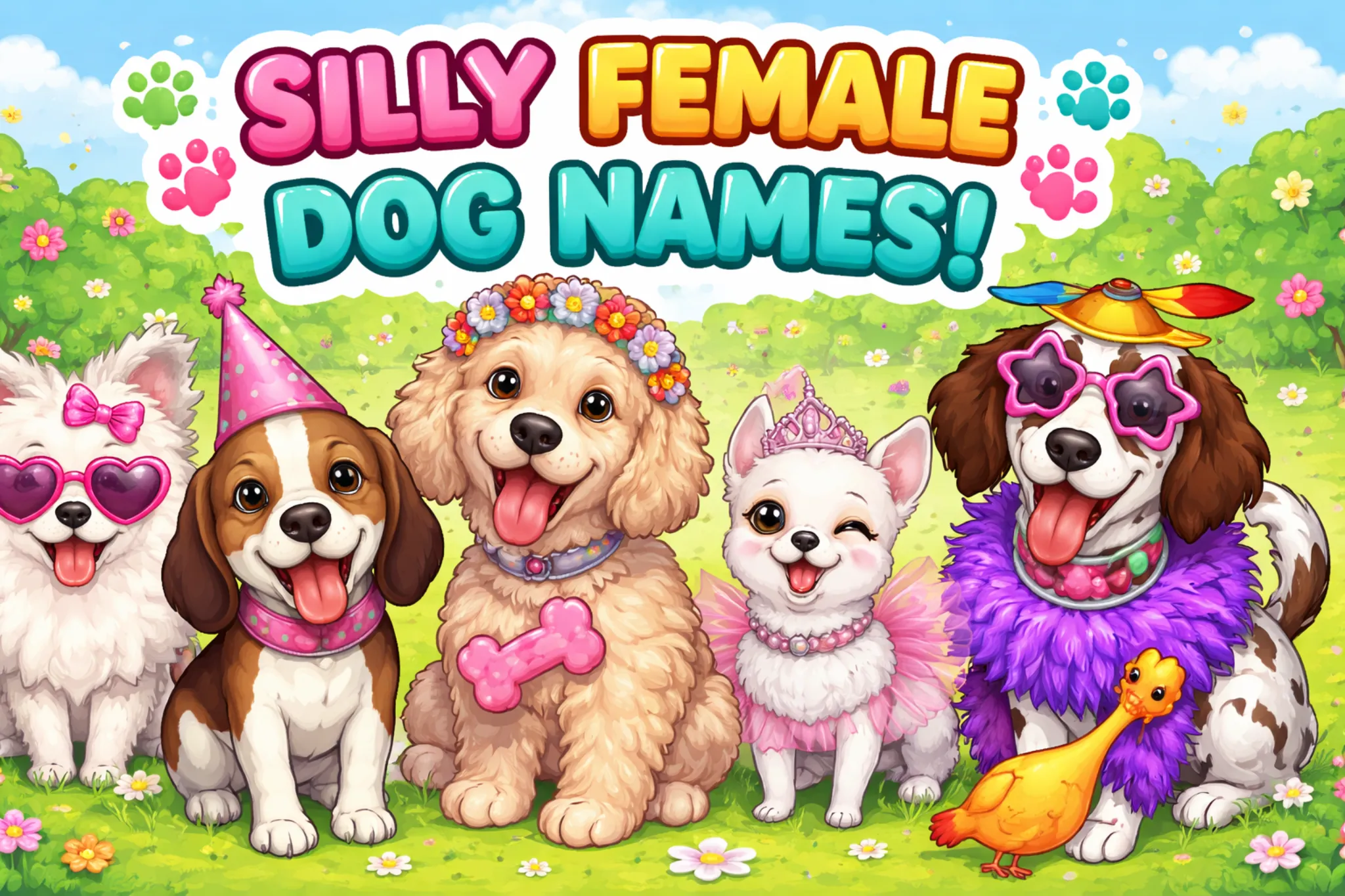 Silly Female Dog Names – Fun, Unique & Playful Picks for Your Pup (2026 