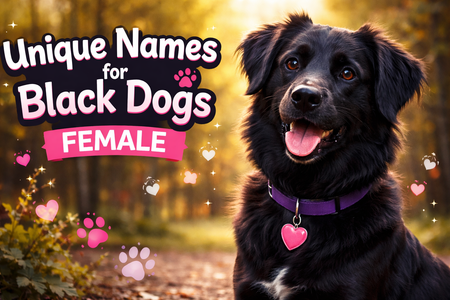 Unique Names for Black Dogs Female