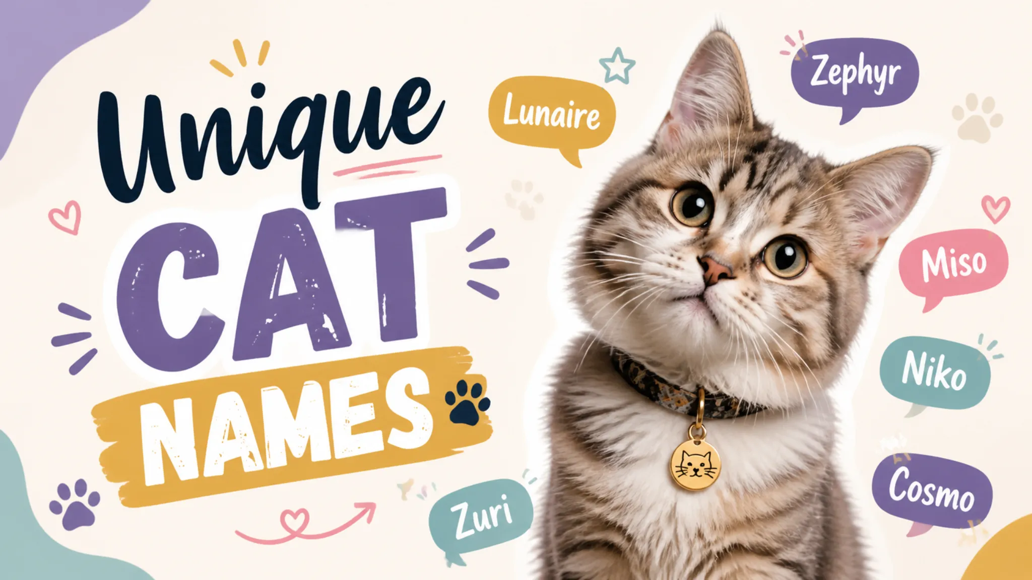 Unique Cat Names – Meaning, Best Options & Tips for Your Pet (2026)