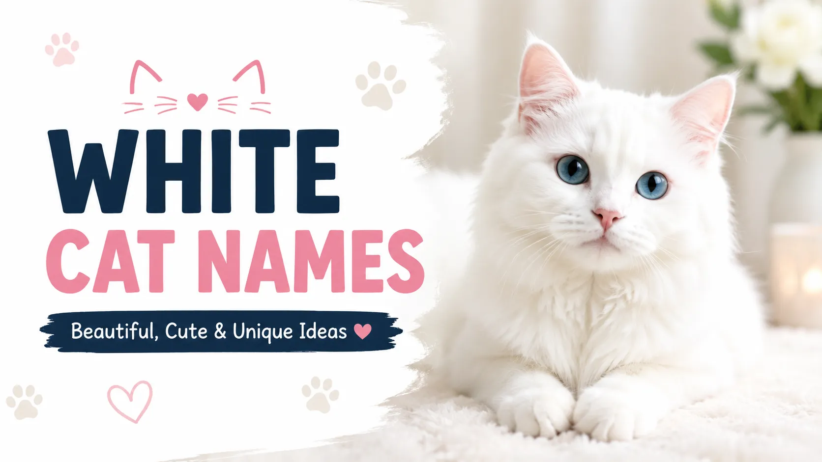 White Cat Names – Meaning, Best Options & Tips for Your Feline (2026)